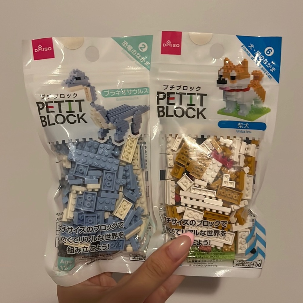 Petit Block Animal Dinosaur building blocks